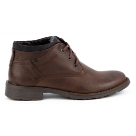Polbut Scarpe da uomo imbottite J38S testa di moro marrone 1
