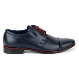 Olivier Scarpe da cerimonia uomo 286 blu navy 1