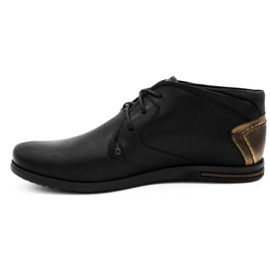 Polbut Scarpe da uomo in pelle C37SW nere nero 1