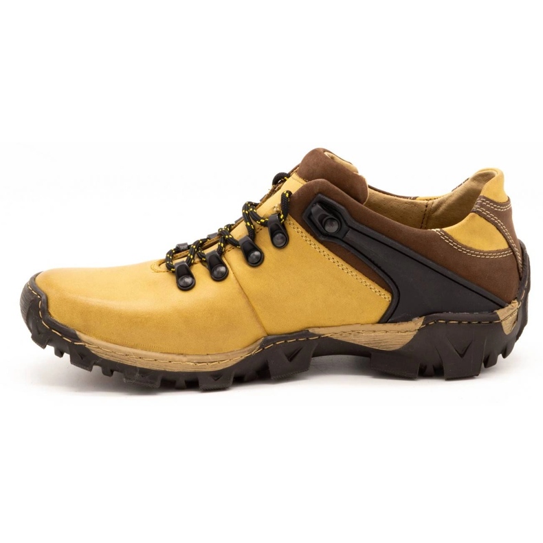 KENT Scarpe da trekking da uomo 116 gialle giallo 1