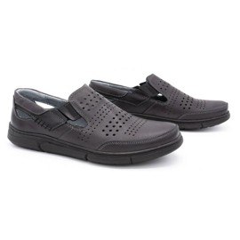 Polbut Scarpe estive da uomo grigie J53 grigio 1