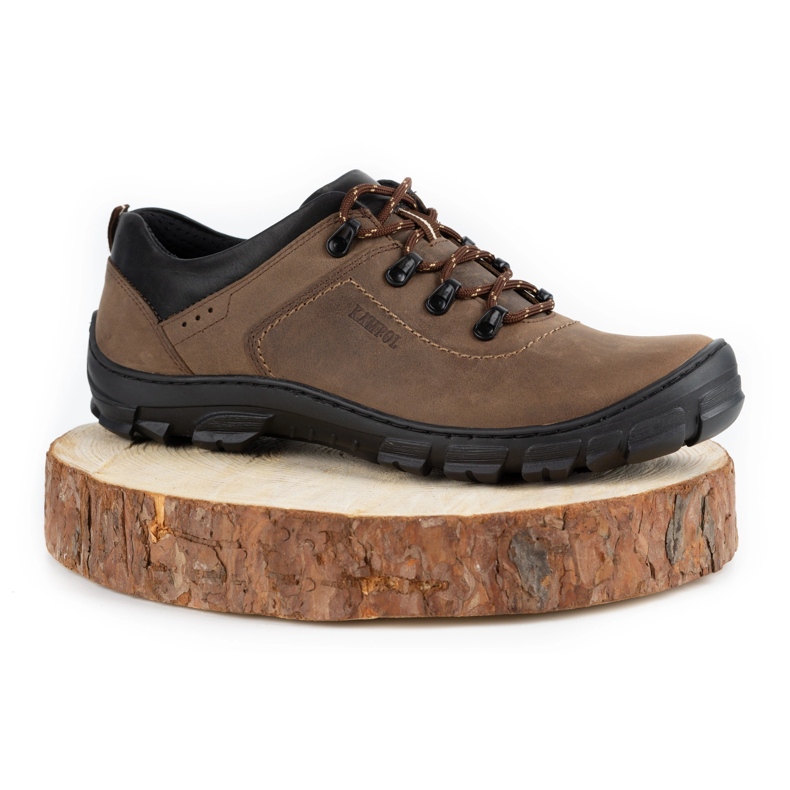 Kampol Scarpe da trekking da uomo 36 oliva verde 1