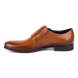Kampol Scarpe formali uomo monki 341/C1 marrone 1