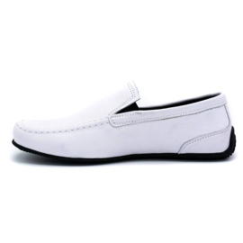 Polbut Mocassini uomo in pelle 2105 bianco bianca 1