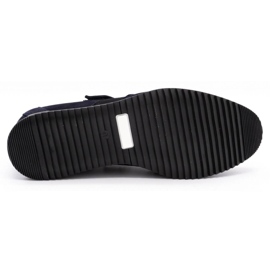Polbut Scarpe casual da uomo in pelle 2102/2 blu navy 1