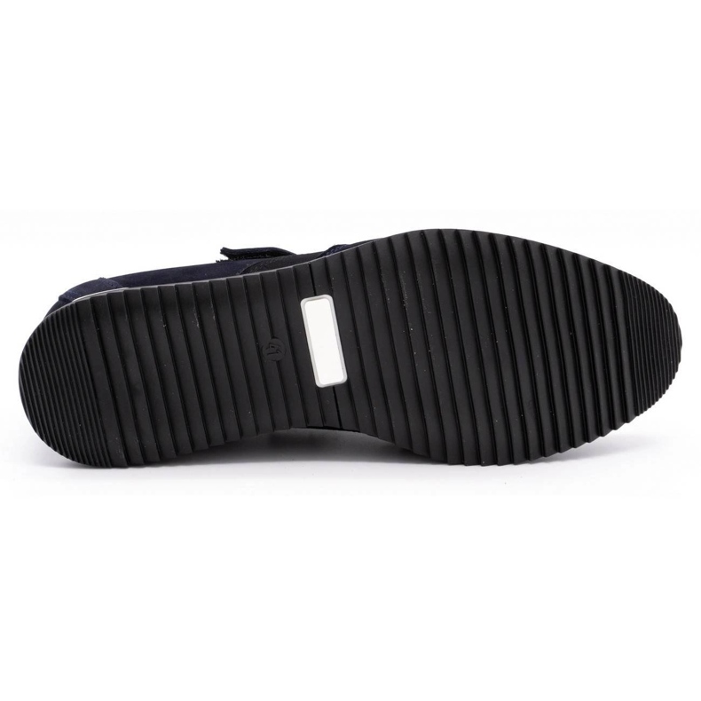 Polbut Scarpe casual da uomo in pelle 2102/2 blu navy 1