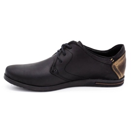 Polbut Scarpe da uomo in pelle 2103 nere nero 1