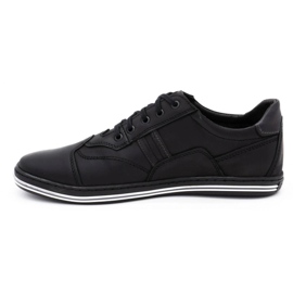 Polbut 1801L scarpe da uomo casual nere nero 1