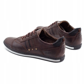 Polbut Scarpe casual da uomo 1801 testa di moro marrone 1