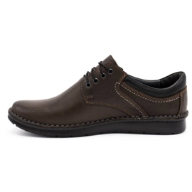Kampol Scarpe casual da uomo 11 / CZEK marrone scuro 1