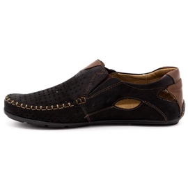 Mario Pala Mocassino uomo nero 901 scarpe estive 1