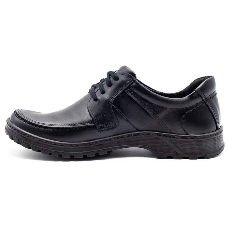 KOMODO Scarpe da uomo in pelle 853 nere nero 1