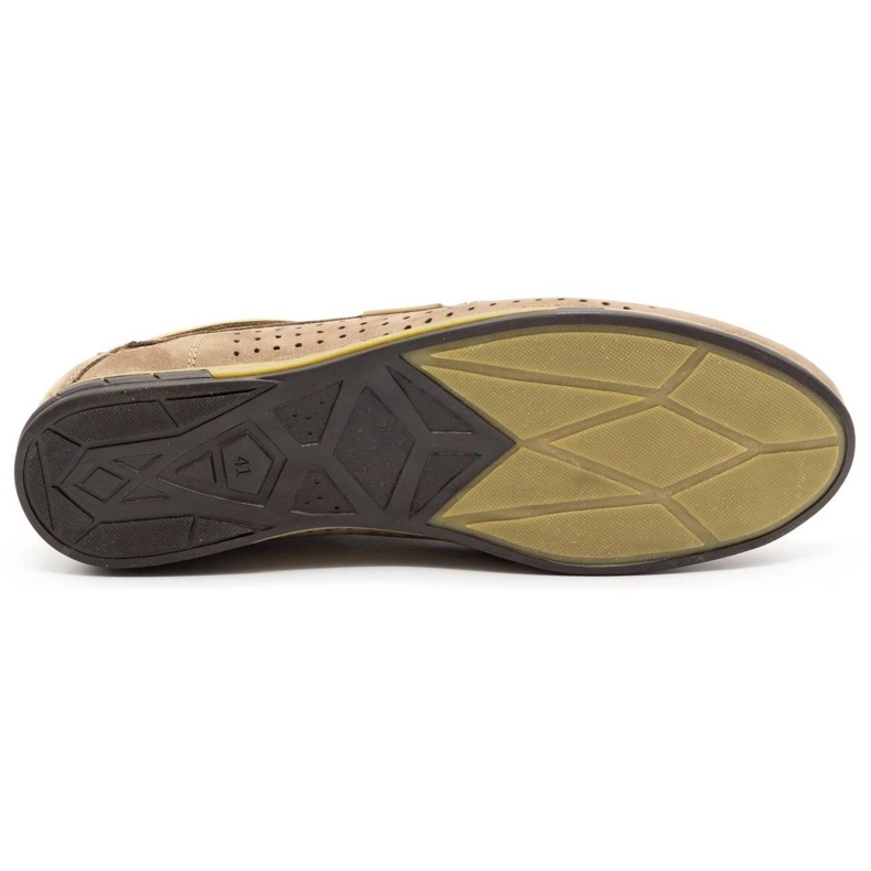 Olivier Scarpe traforate da uomo 563 beige 1