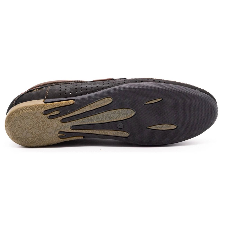 Mario Pala Scarpe traforate da uomo 563 nere nero 1