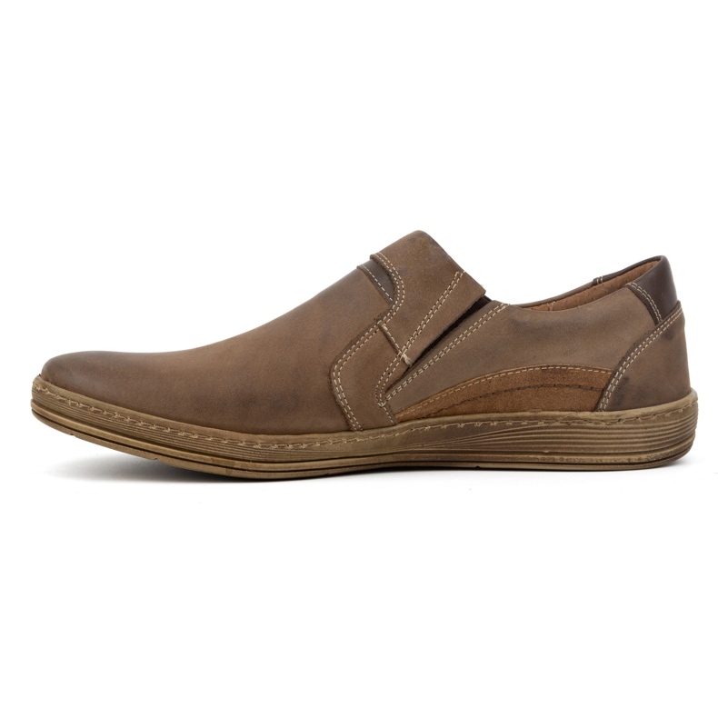 Olivier Mocassini uomo in pelle 520 marrone 1