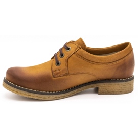 ButBal Scarpe da donna in pelle 656B rosse arancia 1