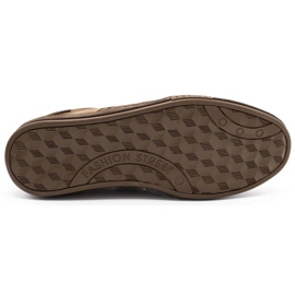Scarpe da uomo in pelle Olivier 236GT marrone 1