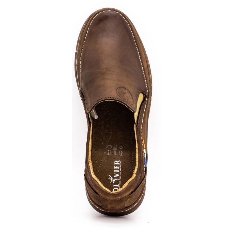 Olivier Scarpe slip-on da uomo 283GT marroni marrone 1