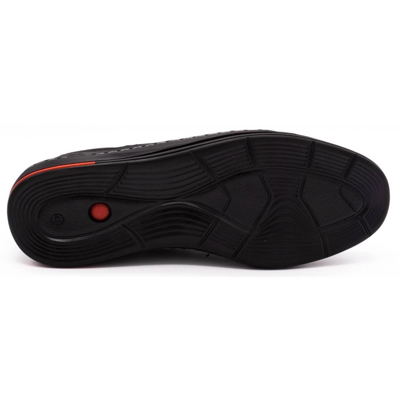 Olivier Scarpe casual da uomo in pelle 238GT nere nero 1