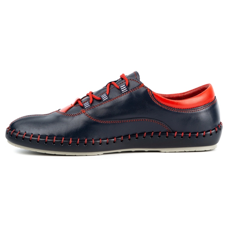 Olivier Scarpe casual da uomo 312K grana blu navy 1