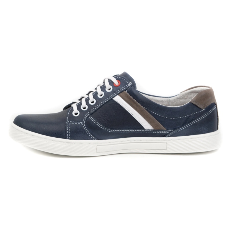 Polbut Scarpe da uomo J47 blu navy con grigio multicolore 1