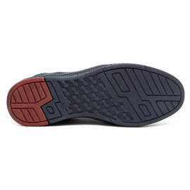 Joker Scarpe casual da uomo in pelle 322/2 blu navy 1
