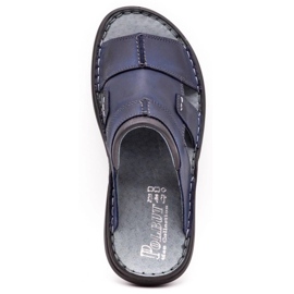 Polbut Pantofole da uomo 358 blu navy 1