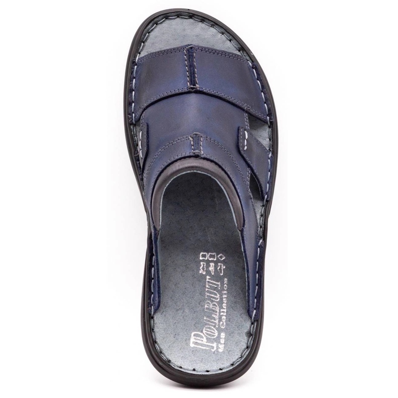 Polbut Pantofole da uomo 358 blu navy 1
