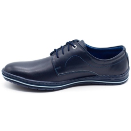 Lukas Scarpe in pelle da uomo 295LU blu navy 1