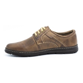 Joker Scarpe da uomo in pelle 536J marrone 1