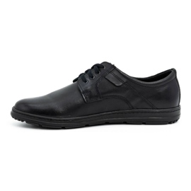 Joker Scarpe da uomo in pelle nere 536J nero 1