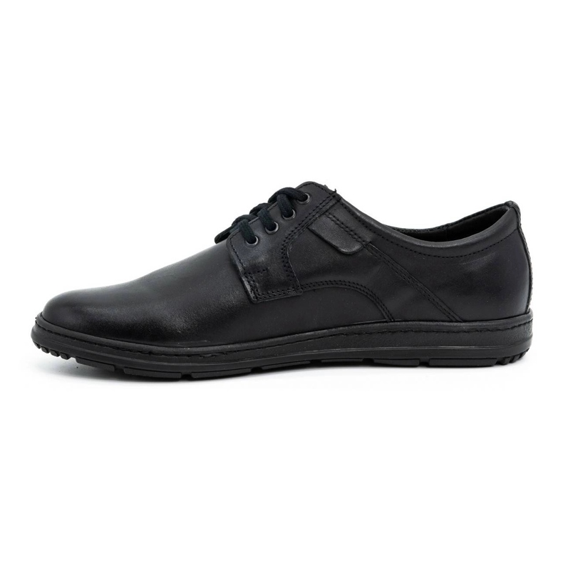 Joker Scarpe da uomo in pelle nere 536J nero 1