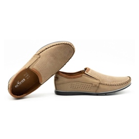 Olivier Mocassini uomo in pelle 4206 marrone 1