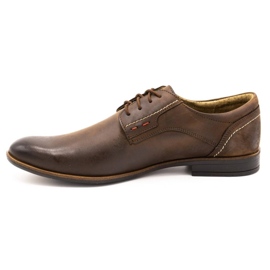 Scarpe da uomo in pelle Olivier 305GT marrone 1