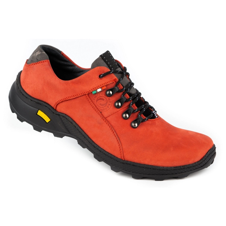 Olivier Scarpe trekking uomo 296GT rosse rosso 1