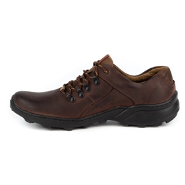 Olivier Scarpe da trekking da uomo 296GT marroni marrone 1