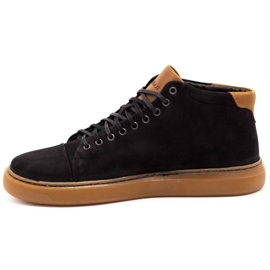 Polbut Scarpe da uomo in pelle 2110 nere nero 1