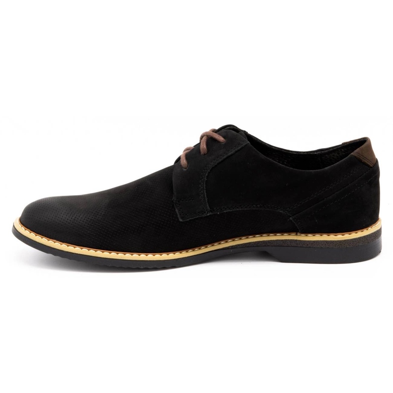 KOMODO Scarpe casual da uomo in pelle 859L nere nero 1