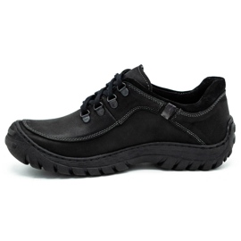 KOMODO Scarpe trekking uomo pelle 917K nere nero 1