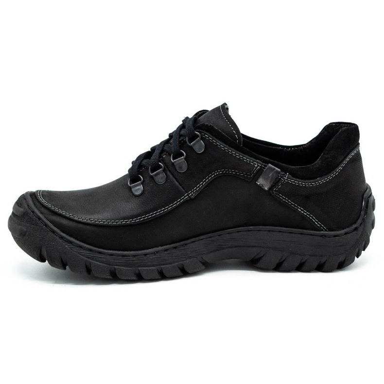 KOMODO Scarpe trekking uomo pelle 917K nere nero 1