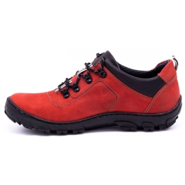 Olivier Scarpe trekking uomo 7109 rosse rosso 1