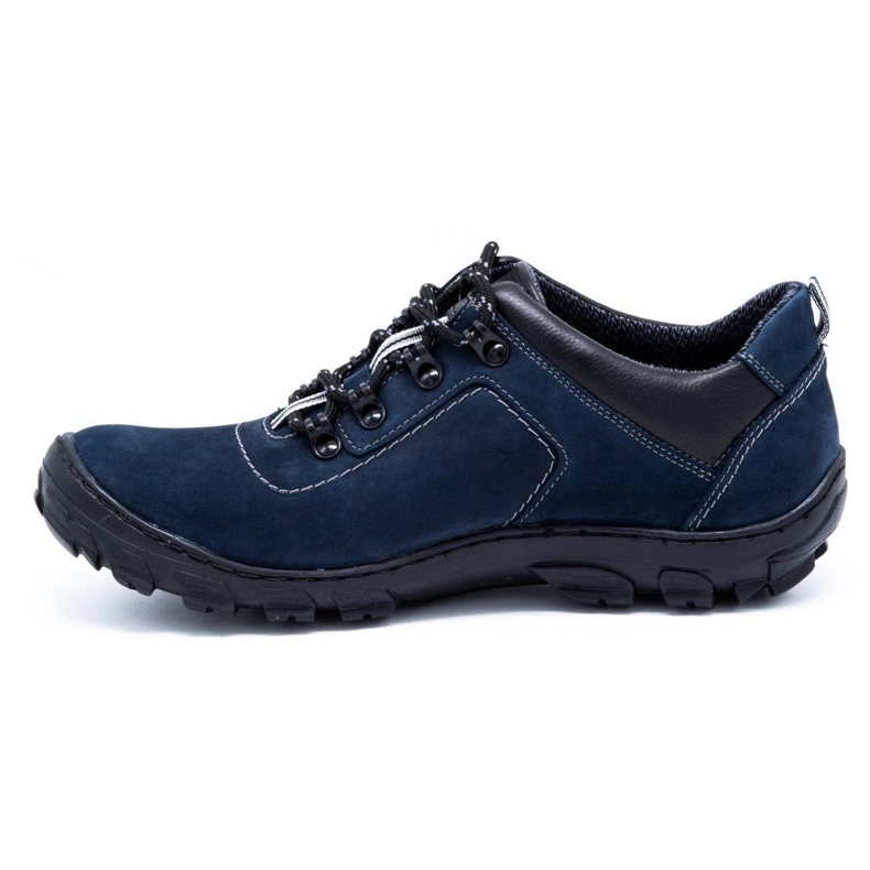 Olivier Scarpe trekking uomo 7109 blu navy 1