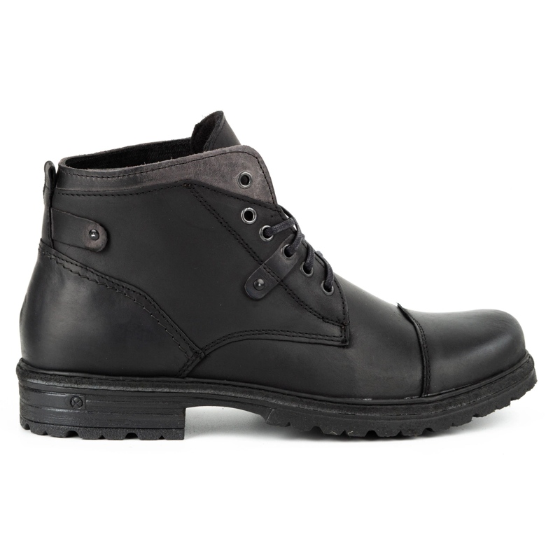Polbut Scarpe invernali da uomo nere C15F nero 1