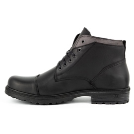 Polbut Scarpe invernali da uomo nere C15F nero 2