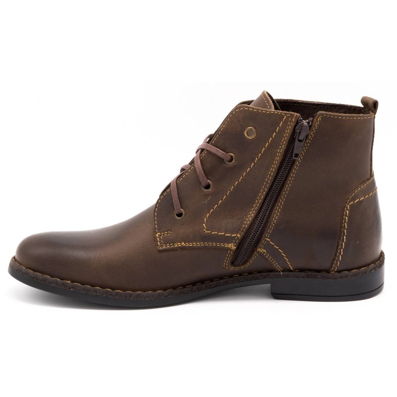 Polbut Scarpe invernali da uomo C20F testa di moro marrone 2