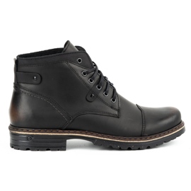 Polbut Scarpe invernali da uomo C15F kabir marrone nero 1