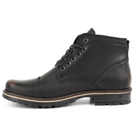 Polbut Scarpe invernali da uomo C15F kabir marrone nero 2