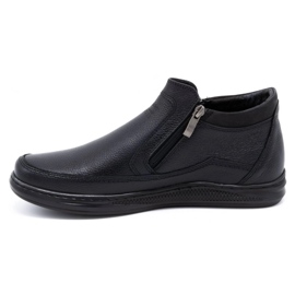 Polbut Scarpe invernali da uomo K30F in pile nero 1