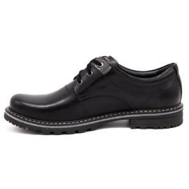 Kampol Scarpe da uomo in pelle 32/15 Nero 1