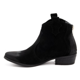 Exquisite Stivali da donna in pelle 1128EX neri nero 1